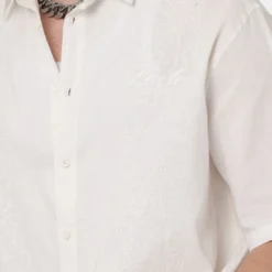 Loiter Utopia Lined Blend Button Up Ecru -Nuvora Fit Sales 02040494 YE017 mens 8