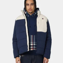 Russell Athletic Splinter Puffer Jacket Navy