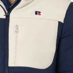Russell Athletic Splinter Puffer Jacket Navy -Nuvora Fit Sales 02040814 YN200 mens 0030