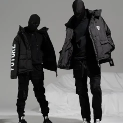 The Anti Order Hyphen ATD Puffer Jacket V2 Black/Silver -Nuvora Fit Sales 02040916 YB011 default 011