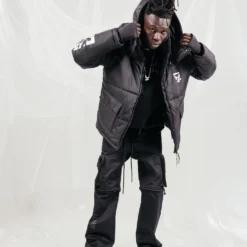 The Anti Order Hyphen ATD Puffer Jacket V2 Black/Silver