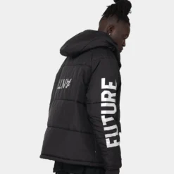The Anti Order Hyphen ATD Puffer Jacket V2 Black/Silver -Nuvora Fit Sales 02040916 YB011 mens 020
