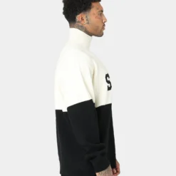 Saint Morta Provincial Sweater Cream/Black -Nuvora Fit Sales 02041012 YC603 mens 0050