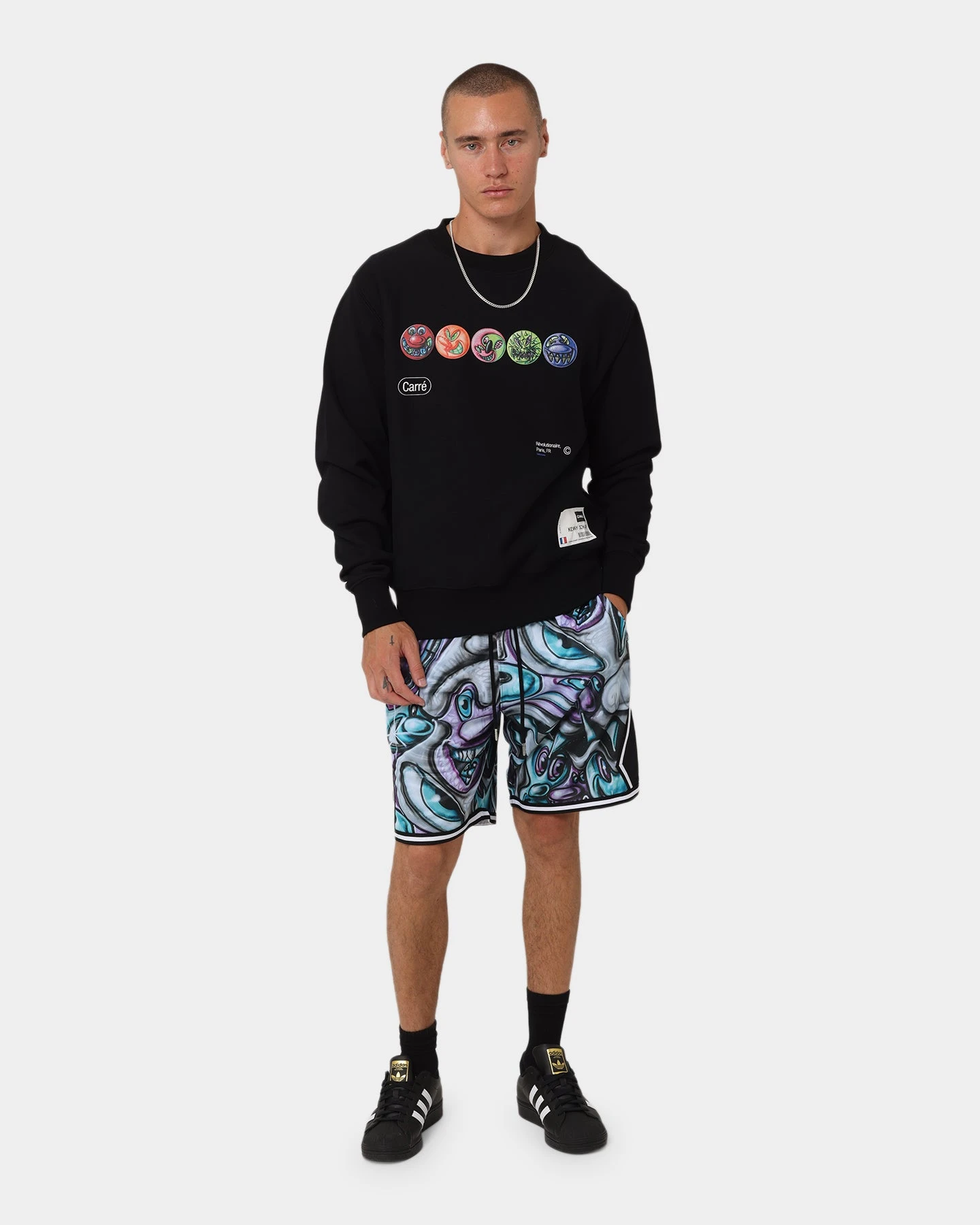Carré X Kenny Scharf Gary's Revolution Crewneck Black 4 Carré X Kenny Scharf Gary's Revolution Crewneck Black - Image 2