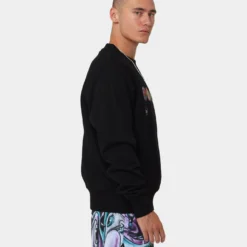 Carré X Kenny Scharf Gary's Revolution Crewneck Black 13 Carré X Kenny Scharf Gary's Revolution Crewneck Black -Nuvora Fit Sales 02041071 YB001 mens 0050