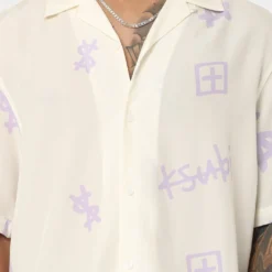Ksubi Kash Box Resort Shirt White 11 Ksubi Kash Box Resort Shirt White -Nuvora Fit Sales 02041088 YW100 mens 0030