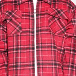 XXIII Charlie Flannel Jacket Red/Black 10 XXIII Charlie Flannel Jacket Red/Black -Nuvora Fit Sales 02041441 YR010 mens 030