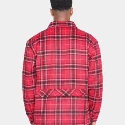 XXIII Charlie Flannel Jacket Red/Black 11 XXIII Charlie Flannel Jacket Red/Black -Nuvora Fit Sales 02041441 YR010 mens 040