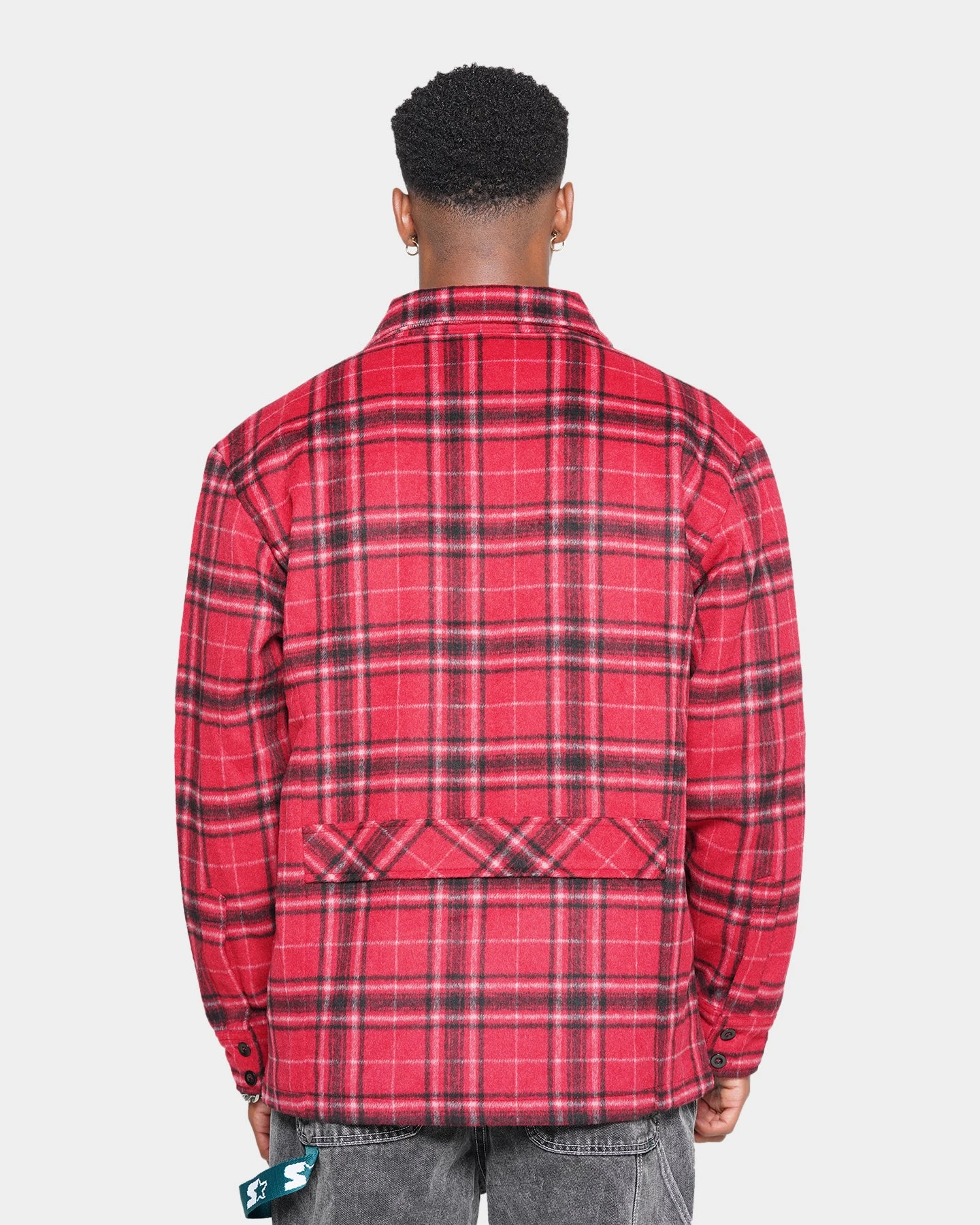 XXIII Charlie Flannel Jacket Red/Black 6 XXIII Charlie Flannel Jacket Red/Black - Image 4