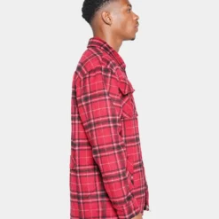 XXIII Charlie Flannel Jacket Red/Black 12 XXIII Charlie Flannel Jacket Red/Black -Nuvora Fit Sales 02041441 YR010 mens 050