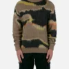 MNML Big Camo Sweatshirt Olive -Nuvora Fit Sales 02041604 YO100 mens 0010