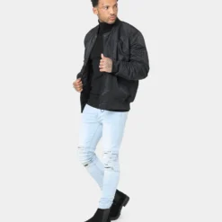 Saint Morta Rollneck Sweater Black -Nuvora Fit Sales 02041945 YB001 mens 0020