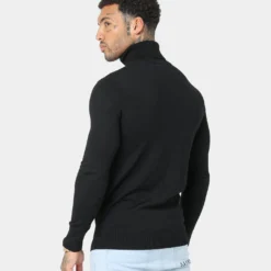 Saint Morta Rollneck Sweater Black -Nuvora Fit Sales 02041945 YB001 mens 0060
