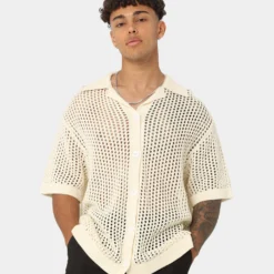 404 Coastal Button Up Off White