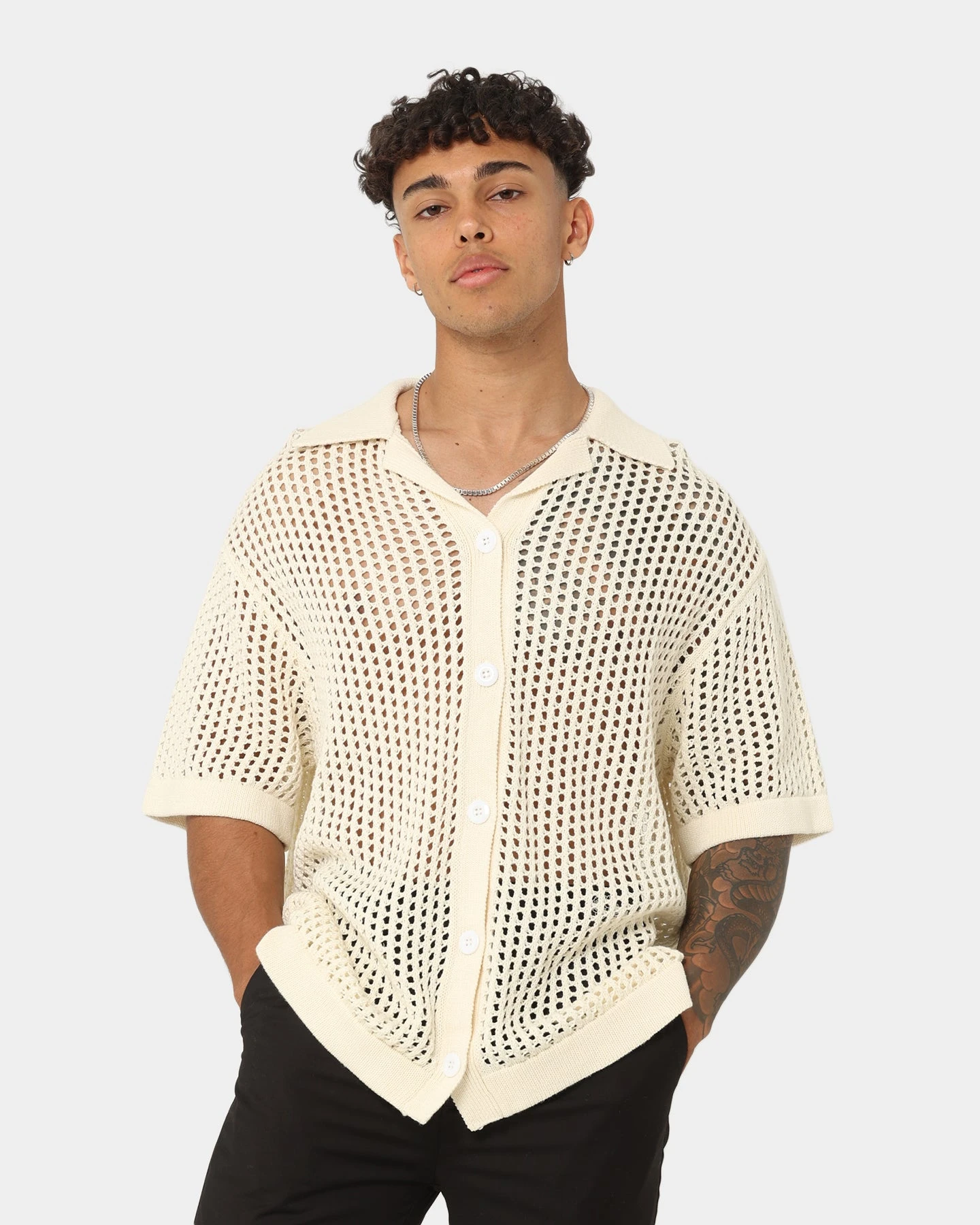 404 Coastal Button Up Off White 3 404 Coastal Button Up Off White
