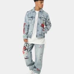 Ksubi X Juice Wrld Classic Jacket Juice Trip -Nuvora Fit Sales 02042050 YJ027 mens 0030