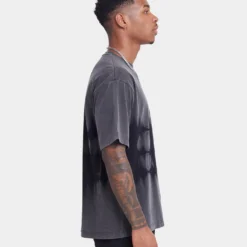 XXIII Arius Washed Vintage T-Shirt Black -Nuvora Fit Sales 02042131 YB001 mens 0050