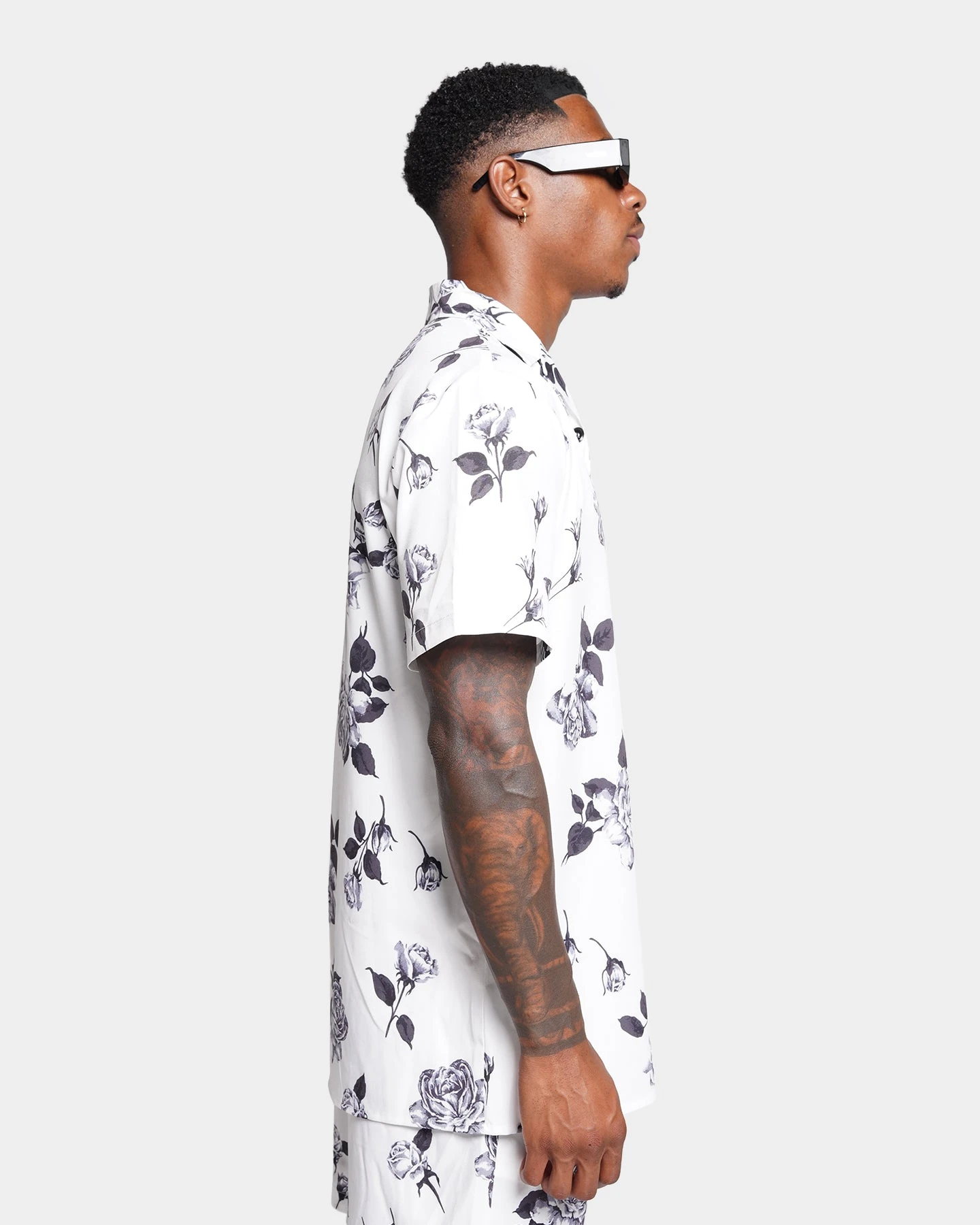 XXIII Milo Floral Button Up Shirt White 7 XXIII Milo Floral Button Up Shirt White - Image 5