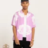 Carré Rose Bunch Button Up Shirt Pastel Purple -Nuvora Fit Sales 02042349 YP829 mens 0001 scaled