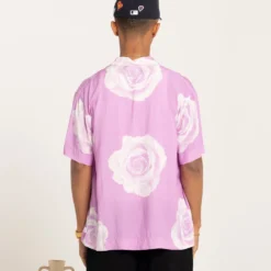 Carré Rose Bunch Button Up Shirt Pastel Purple -Nuvora Fit Sales 02042349 YP829 mens 0004 scaled