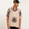 Carré Rose Bunch Button Up Shirt Stone -Nuvora Fit Sales 02042349 YS400 mens 0001 scaled