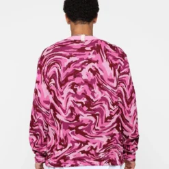 Advisory Board Crystals ABC. 123. Warped Camo Crewneck Rubellite Pink -Nuvora Fit Sales 02042368 YR266 mens 0040