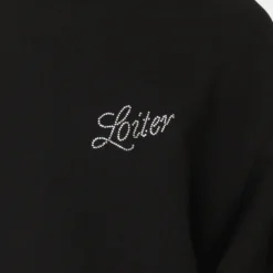 Loiter Spider Rhinestone Crewneck Black -Nuvora Fit Sales 02042438 YB001 mens 0040