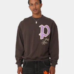Loiter Paradise Crewneck Off Black