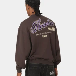 Loiter Paradise Crewneck Off Black -Nuvora Fit Sales 02042439 YO124 mens 0020