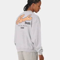 Loiter Paradise Crewneck Grey Marle