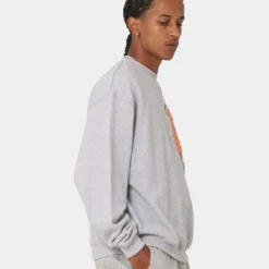 Loiter Paradise Crewneck Grey Marle 17 Loiter Paradise Crewneck Grey Marle -Nuvora Fit Sales 02042439 YQ163 mens 0060