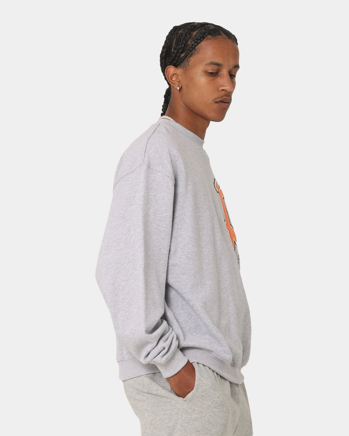 Loiter Paradise Crewneck Grey Marle 9 Loiter Paradise Crewneck Grey Marle - Image 7