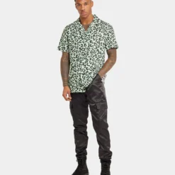 XXIII Enzo Leopard Button Up Shirt Leopard -Nuvora Fit Sales 02042470 YL001 mens 020
