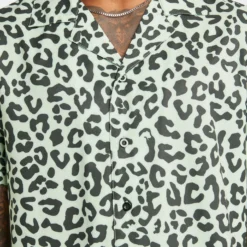 XXIII Enzo Leopard Button Up Shirt Leopard -Nuvora Fit Sales 02042470 YL001 mens 030
