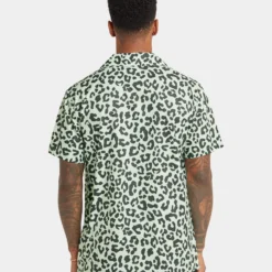 XXIII Enzo Leopard Button Up Shirt Leopard -Nuvora Fit Sales 02042470 YL001 mens 040