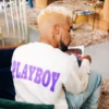 Playboy By Culture Kings Varsity Crewneck Ecru