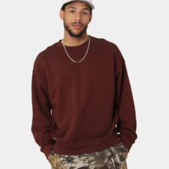 MNML Vintage Wash Crewneck Brown