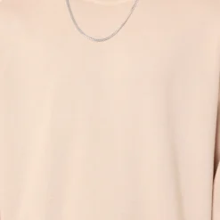 MNML Vintage Wash Crewneck Cream -Nuvora Fit Sales 02042883 YC600 mens 0030