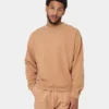 MNML Vintage Wash Crewneck Sand -Nuvora Fit Sales 02042885 YS214 mens 0010
