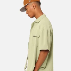 Carre Exceptional Pocket Shirt Green 14 Carre Exceptional Pocket Shirt Green -Nuvora Fit Sales 02043104 YG600 mens 0060