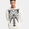 XXIII Isaac Knit Skeleton Sweater Black/White -Nuvora Fit Sales 02043165 YB012 mens 0010