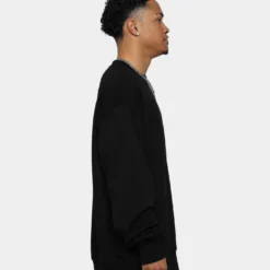 AS Colour Heavy Crewneck Black -Nuvora Fit Sales 02043301 YB001 mens 0050