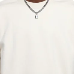 AS Colour Heavy Crewneck Ecru -Nuvora Fit Sales 02043302 YE017 mens 0030