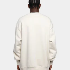 AS Colour Heavy Crewneck Ecru -Nuvora Fit Sales 02043302 YE017 mens 0040