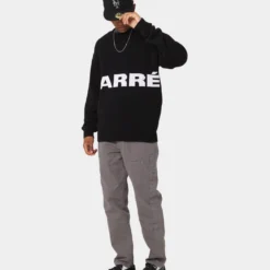 Carré Statement Knitted Sweater Black -Nuvora Fit Sales 02043340 YB001 mens 020