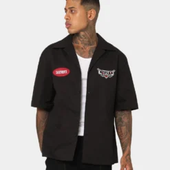 Saint Morta Pro Racing Mechanic Shirt Black