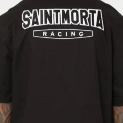 Saint Morta Pro Racing Mechanic Shirt Black -Nuvora Fit Sales 02043341 YB001 mens 0050