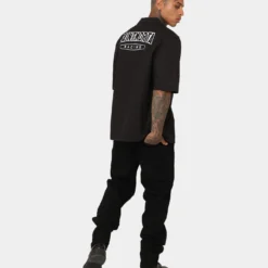 Saint Morta Pro Racing Mechanic Shirt Black -Nuvora Fit Sales 02043341 YB001 mens 0080