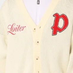 Loiter Spider Cardigan Cream -Nuvora Fit Sales 02043428 YC600 mens 0040