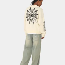 Loiter Spider Cardigan Cream -Nuvora Fit Sales 02043428 YC600 mens 0080